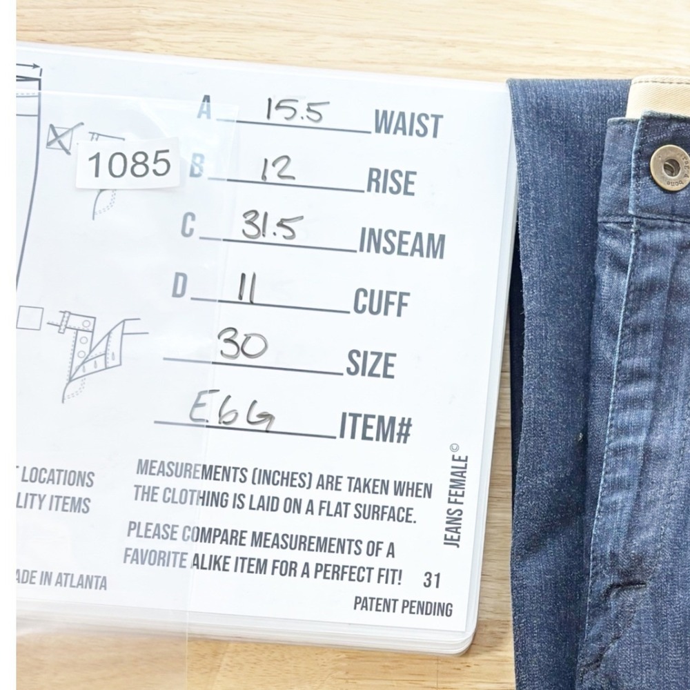 Rag & Bone High Rise Wide Leg Trouser Jean Dark Wash Size 30 USA Classic Preppy - Picture 2 of 11